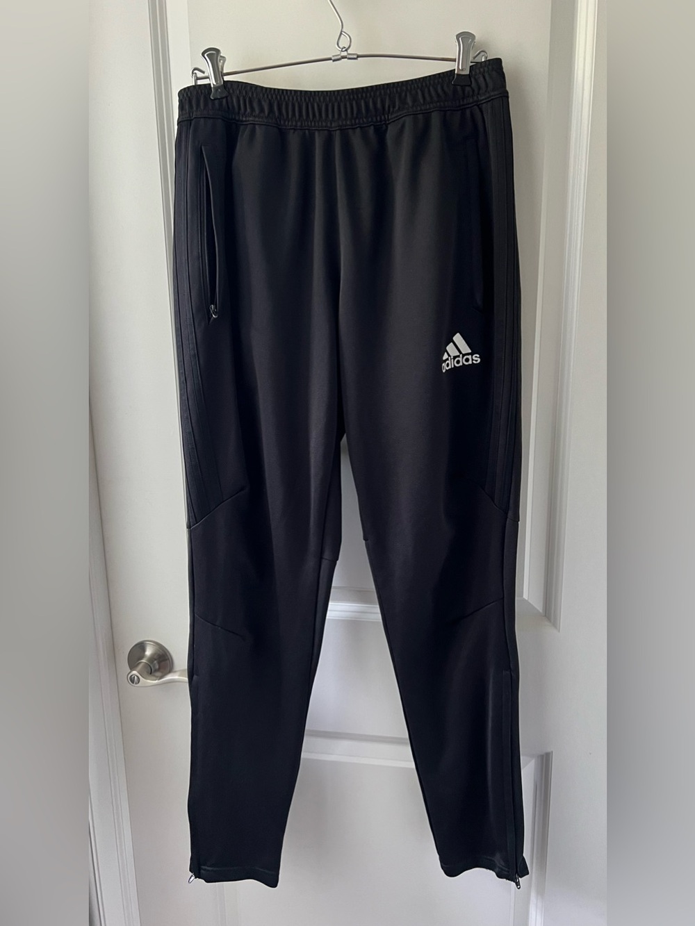 adidas Black Performance Joggers with Logo